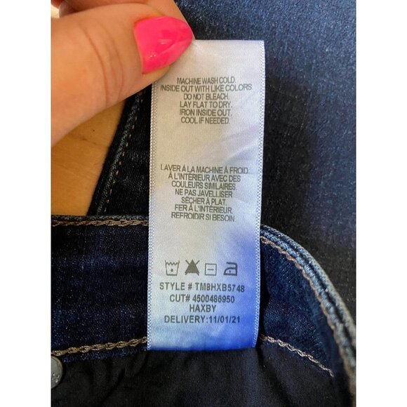 Joes Jeans "Haxby" hi rise BNWOT jeans sz 24 womens raw hem  NEW skinny ankle - Picture 9 of 9